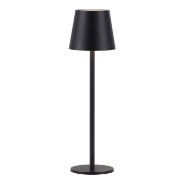 Leuchten Direkt 19250-18 - Udendørs LED bordlampe dæmpbar og genopladelig EURIA LED/3W/5V 2600 mAh IP54 sort