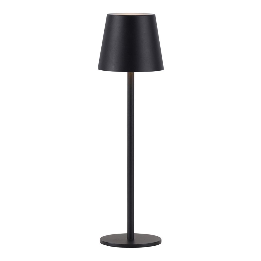 Leuchten Direkt 19250-18 - Udendørs LED bordlampe dæmpbar og genopladelig EURIA LED/3W/5V 2600 mAh IP54 sort