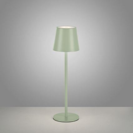 Leuchten Direkt 19250-43 - LED Udendørs bordlampe dæmpbar og genopladelig EURIA LED/3W/5V IP54 grøn