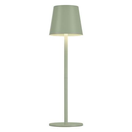 Leuchten Direkt 19250-43 - LED Udendørs bordlampe dæmpbar og genopladelig EURIA LED/3W/5V IP54 grøn