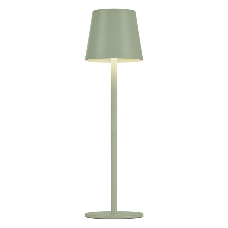 Leuchten Direkt 19250-43 - LED Udendørs bordlampe dæmpbar og genopladelig EURIA LED/3W/5V IP54 grøn