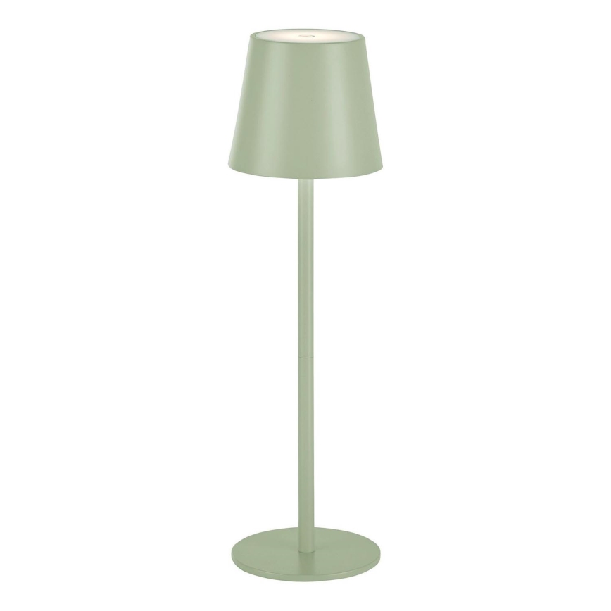 Leuchten Direkt 19250-43 - LED Udendørs bordlampe dæmpbar og genopladelig EURIA LED/3W/5V IP54 grøn