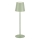 Leuchten Direkt 19250-43 - LED Udendørs bordlampe dæmpbar og genopladelig EURIA LED/3W/5V IP54 grøn