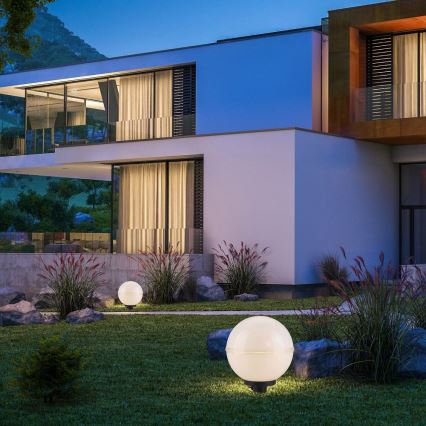 Leuchten Direkt 19322-16-2 - SÆT 2x Udendørslampe 1xE27/40W/230V diameter 20 cm IP44