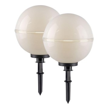 Leuchten Direkt 19324-16-2 - SÆT 2x Udendørslampe 1xE27/40W/230V diameter 40 cm IP44