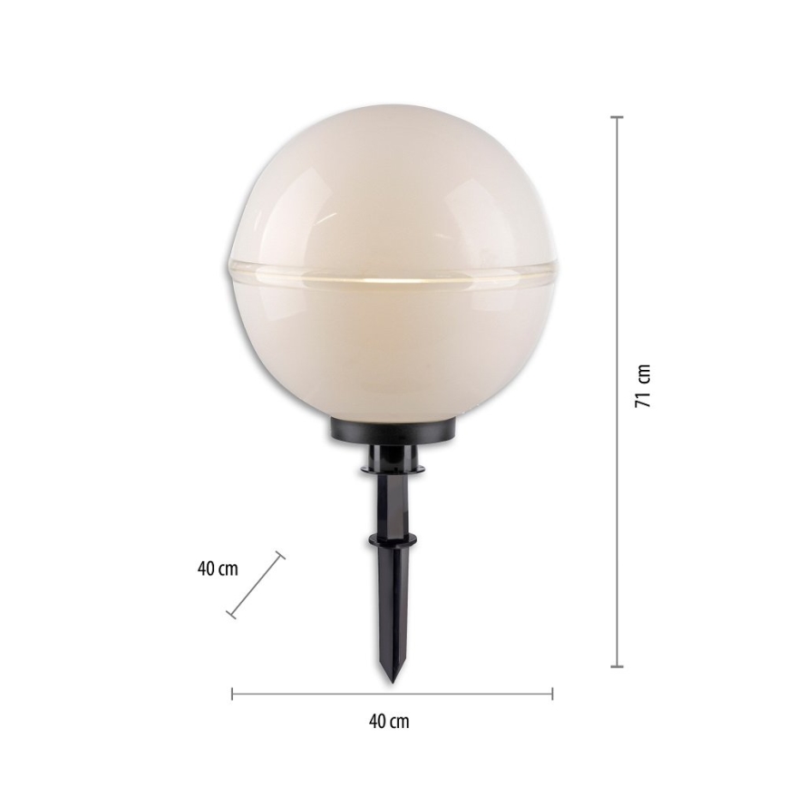 Leuchten Direkt 19324-16-2 - SÆT 2x Udendørslampe 1xE27/40W/230V diameter 40 cm IP44
