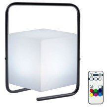 Leuchten Direkt 19970-18 - Udendørs LED bordlampe m. RGBW-farver dæmpbar KENO LED/0,5W/5V IP44 + fjernbetjening