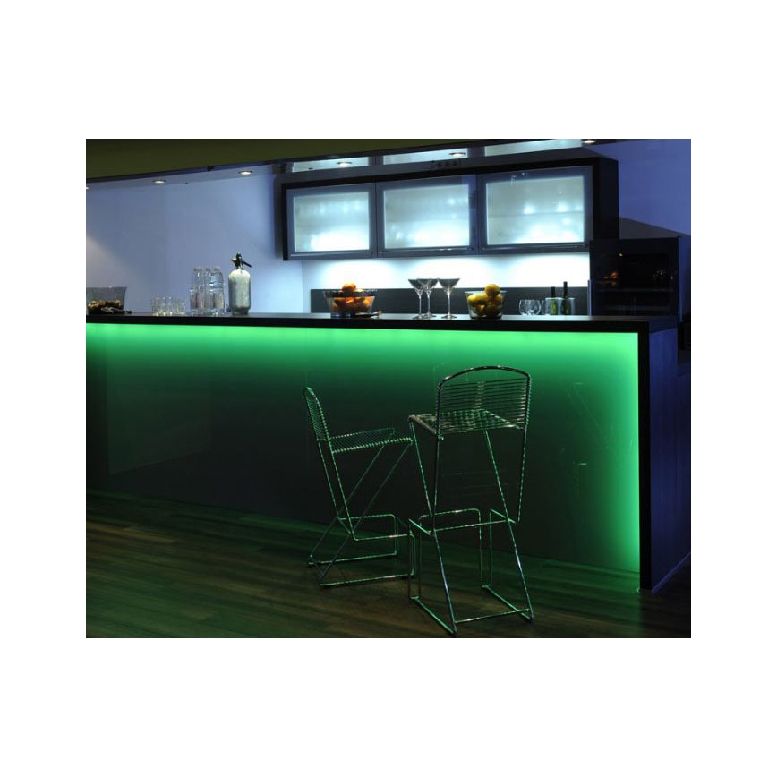 Leuchten Direkt 81209-70 - LED lysbånd dæmpbart RGB-farver TEANIA 3 m 16,2W/12/230V + fjernbetjening