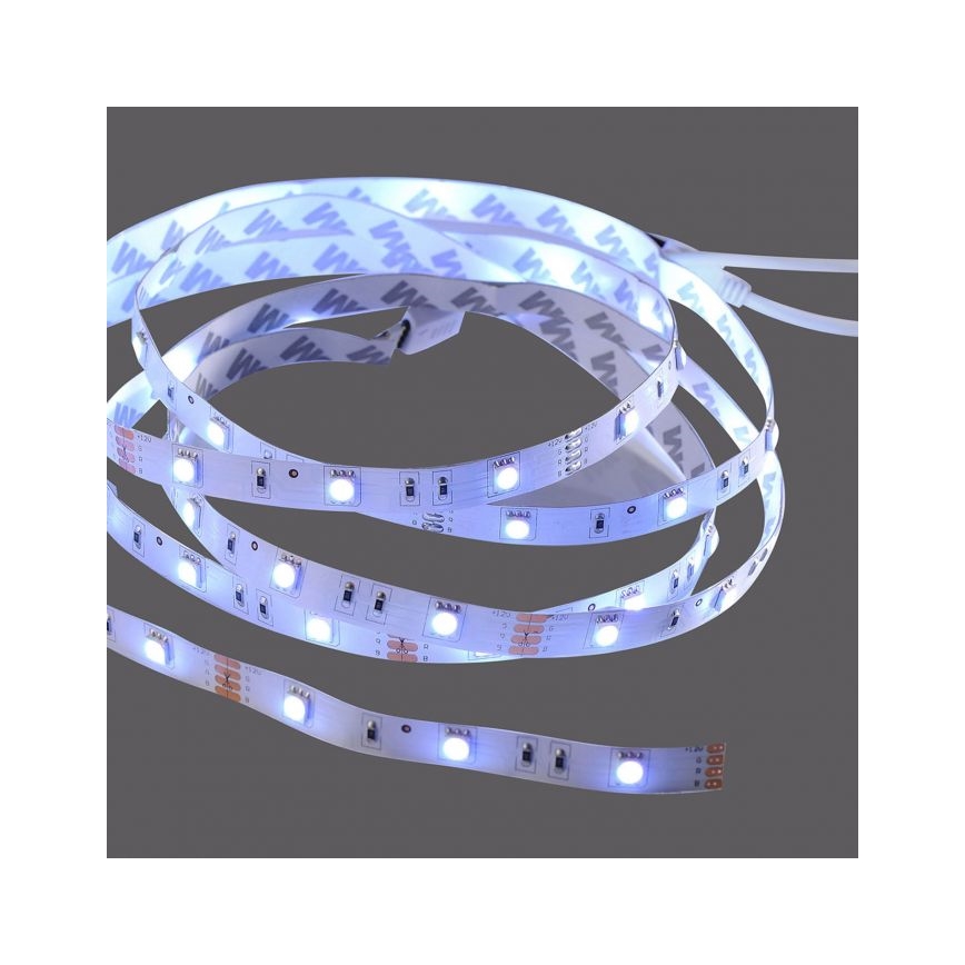 Leuchten Direkt 81215-70 - LED lysbånd dæmpbart RGB-farver TEANIA 5 m LED/19W/12/230V + fjernbetjening