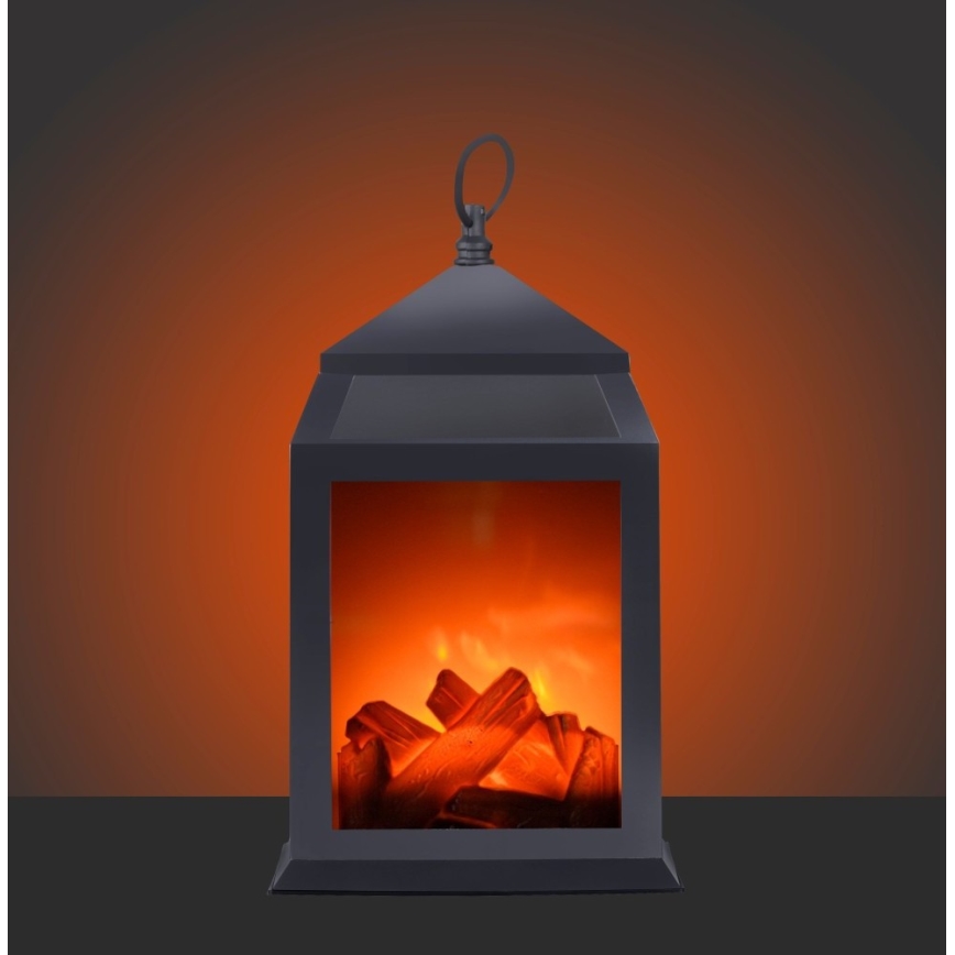 Leuchten Direkt 86220-18 - Dekorativ LED lanterne CHIMNEY LED/0,6W/3xAAA