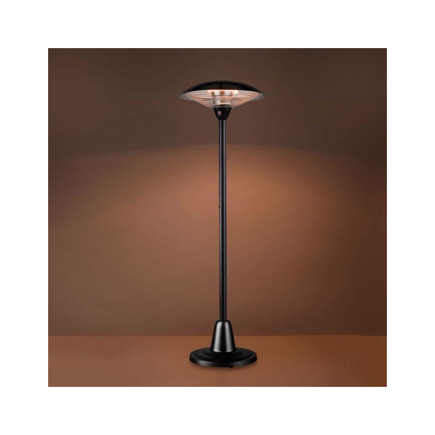 Leuchten Direkt 99501-18 - Udendørs varmeelement GLOW 1500-3000W/230V 1,87 m IP34 sort