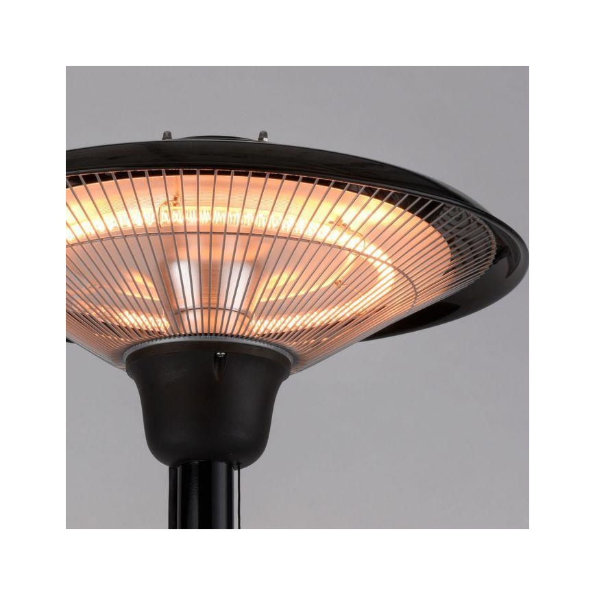 Leuchten Direkt 99501-18 - Udendørs varmeelement GLOW 1500-3000W/230V 1,87 m IP34 sort