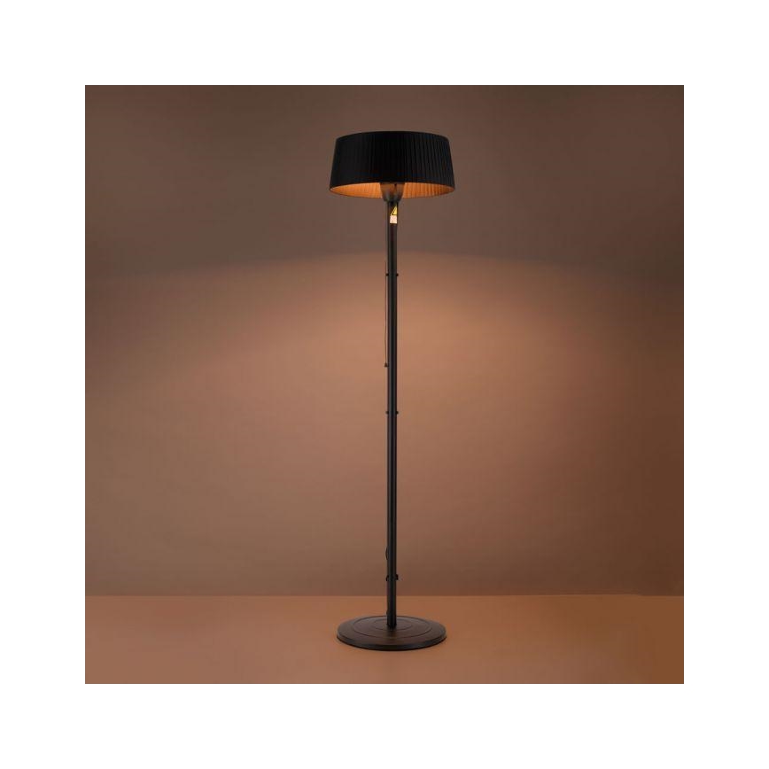 Leuchten Direkt 99507-18 - Udendørs varmeelement GLOW 1500W/230V 1,95 m IP44 sort