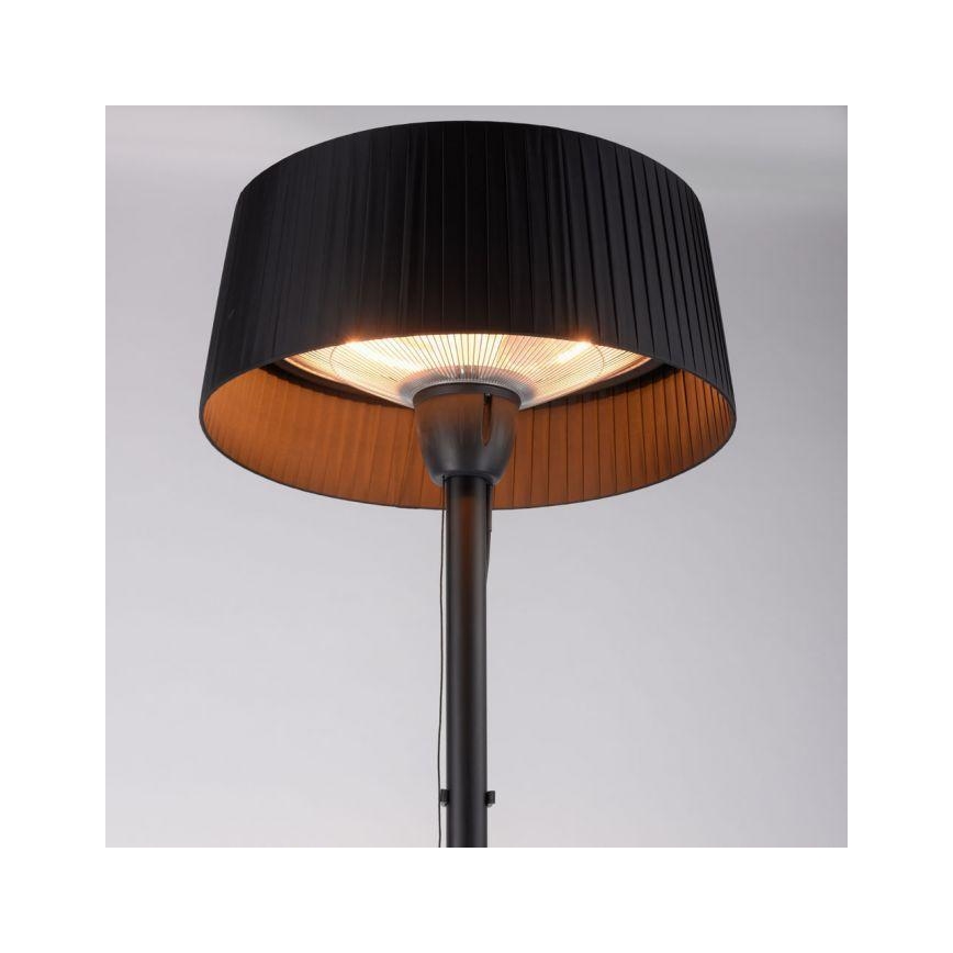 Leuchten Direkt 99507-18 - Udendørs varmeelement GLOW 1500W/230V 1,95 m IP44 sort