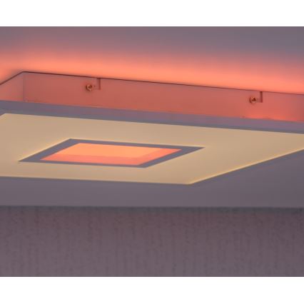 Leuchten Direkt 11645-16 - LED loftlampe dæmpbar RGB-farver RECESS LED/22,5W/230V + LED/5W + fjernbetjening