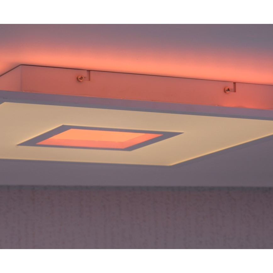 Leuchten Direkt 11645-16 - LED loftlampe dæmpbar RGB-farver RECESS LED/22,5W/230V + LED/5W + fjernbetjening