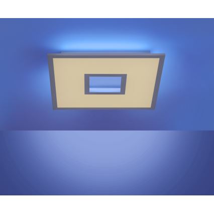 Leuchten Direkt 11645-16 - LED loftlampe dæmpbar RGB-farver RECESS LED/22,5W/230V + LED/5W + fjernbetjening
