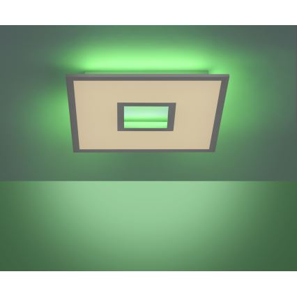 Leuchten Direkt 11645-16 - LED loftlampe dæmpbar RGB-farver RECESS LED/22,5W/230V + LED/5W + fjernbetjening