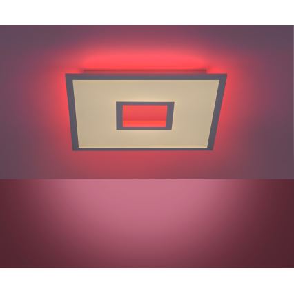 Leuchten Direkt 11645-16 - LED loftlampe dæmpbar RGB-farver RECESS LED/22,5W/230V + LED/5W + fjernbetjening