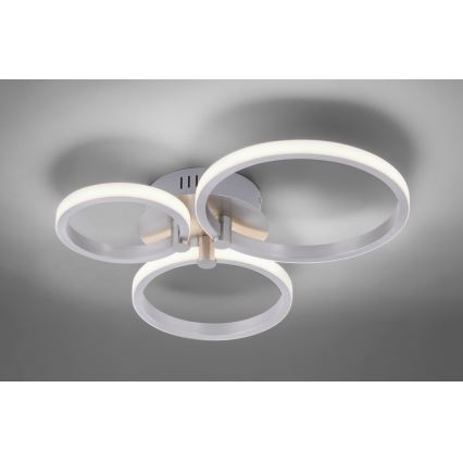 Leuchten Direkt 12110-55 - LED overflademonteret lysekrone JOHANNA LED/4,5W/230V+LED/6W+LED/7,5W