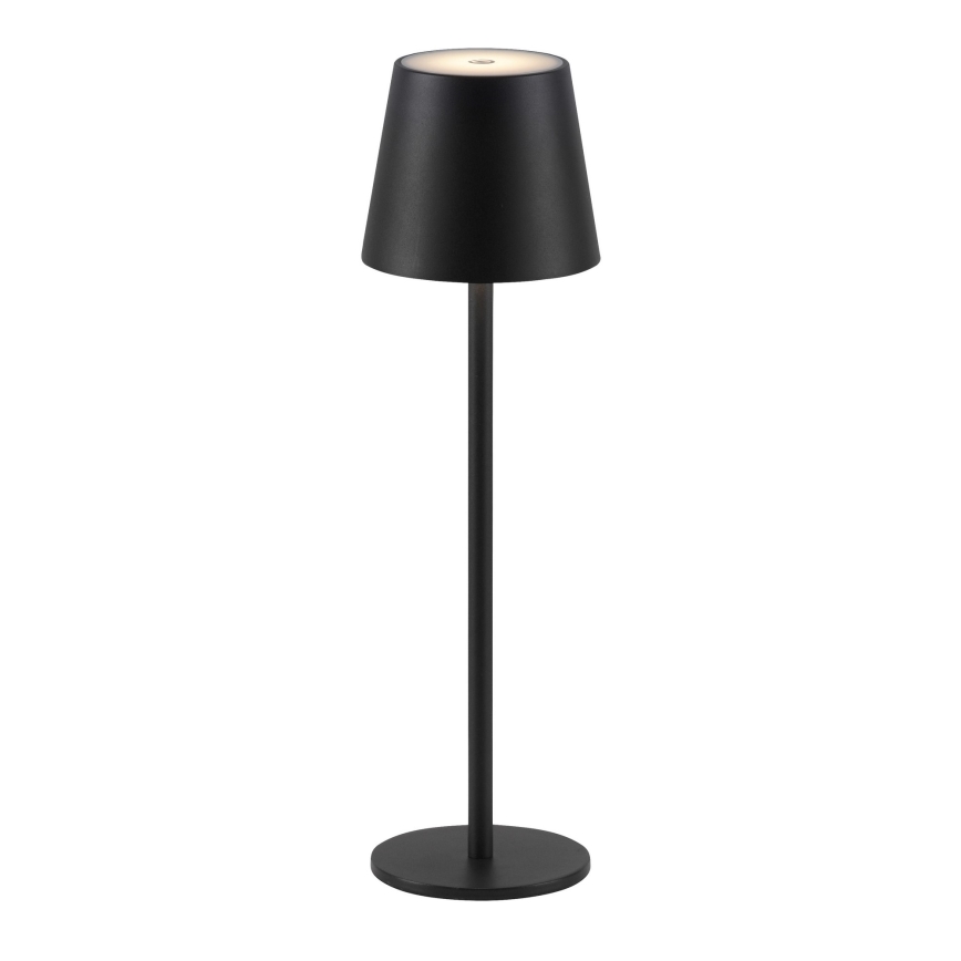 Leuchten Direkt 19250-18 - Udendørs LED bordlampe dæmpbar og genopladelig EURIA LED/3W/5V 2600 mAh IP54 sort