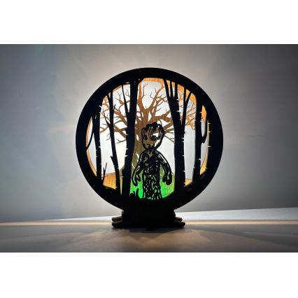 Li-Go 23613/DUB2 - Dæmpbar LED-borddekoration LED/12W/230V 20x22 cm eg/Grut