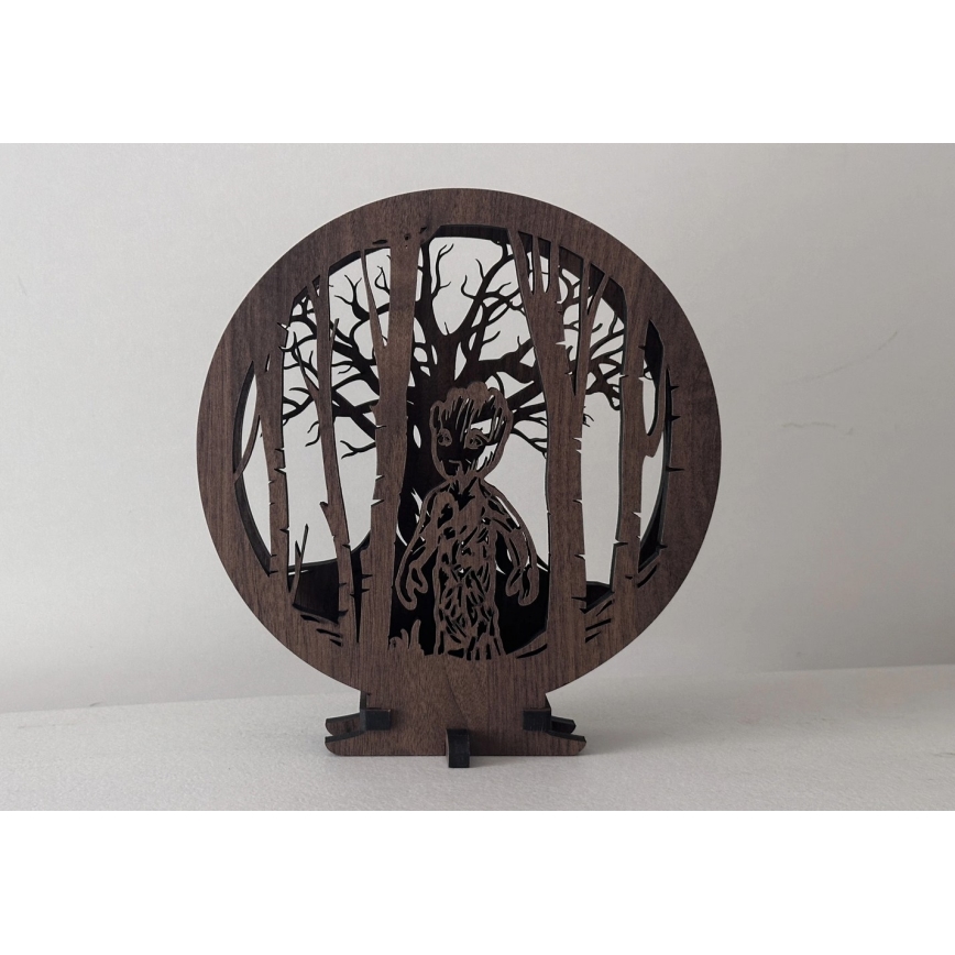 Li-Go 23613/DUB2 - Dæmpbar LED-borddekoration LED/12W/230V 20x22 cm eg/Grut