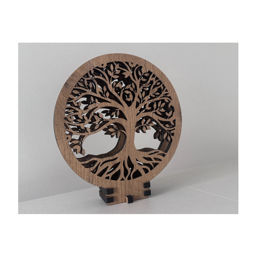 Li-Go 23648/DUB2 - Dæmpbar LED-borddekoration LED/12W/230V 30x31 cm eg/Livets træ