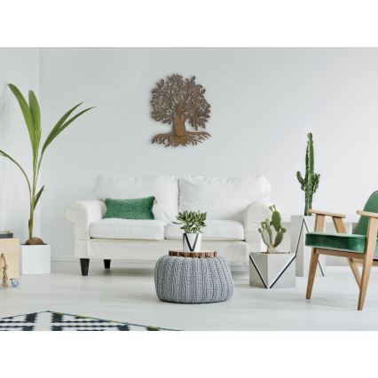 Li-Go 23673/DUB2 - LED dæmpbar vægdekoration LED/10W/5V 20000 mAh 45x55 cm eg + fjernbetjening