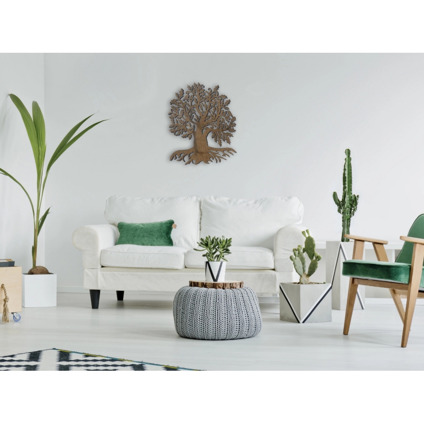 Li-Go 23673/DUB2 - LED dæmpbar vægdekoration LED/10W/5V 20000 mAh 45x55 cm eg + fjernbetjening