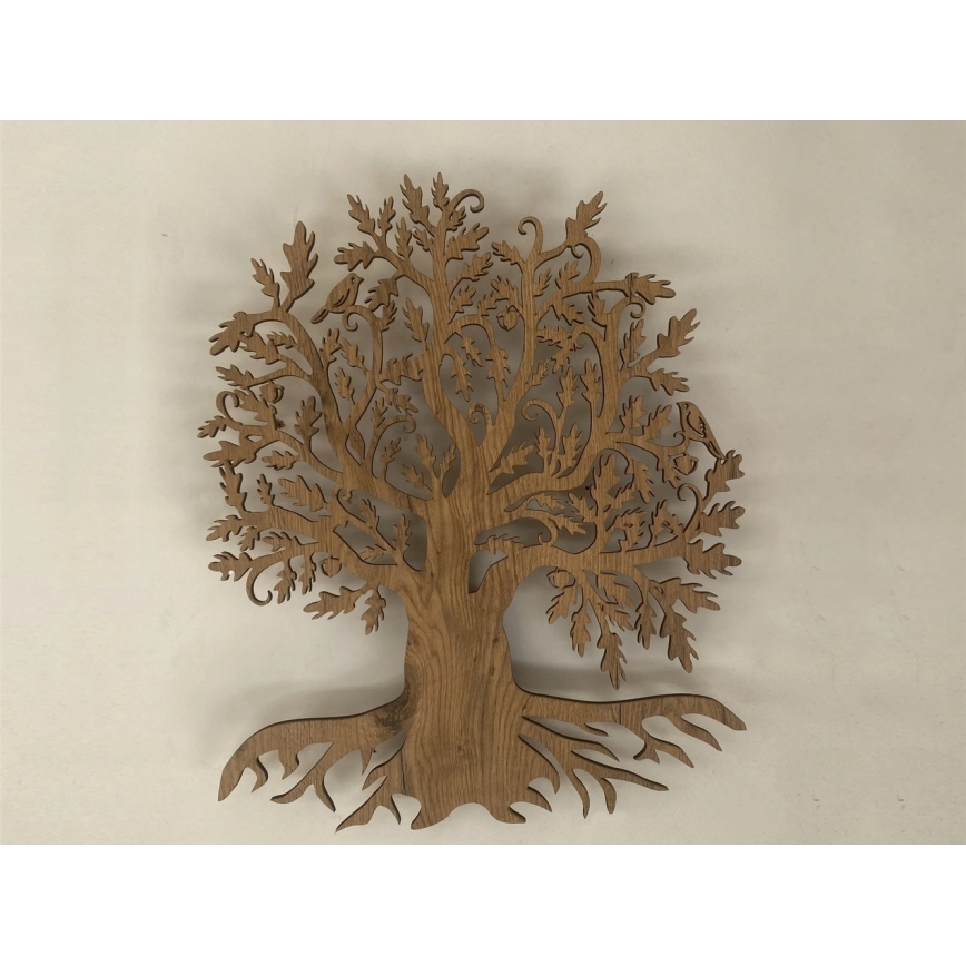 Li-Go 23673/DUB2 - LED dæmpbar vægdekoration LED/10W/5V 20000 mAh 45x55 cm eg + fjernbetjening