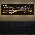 Li-Go 4778/A/4 - Dæmpbar LED-vægdekoration LED/10W/5V 30000 mAh 120x40 cm Eg/Sø