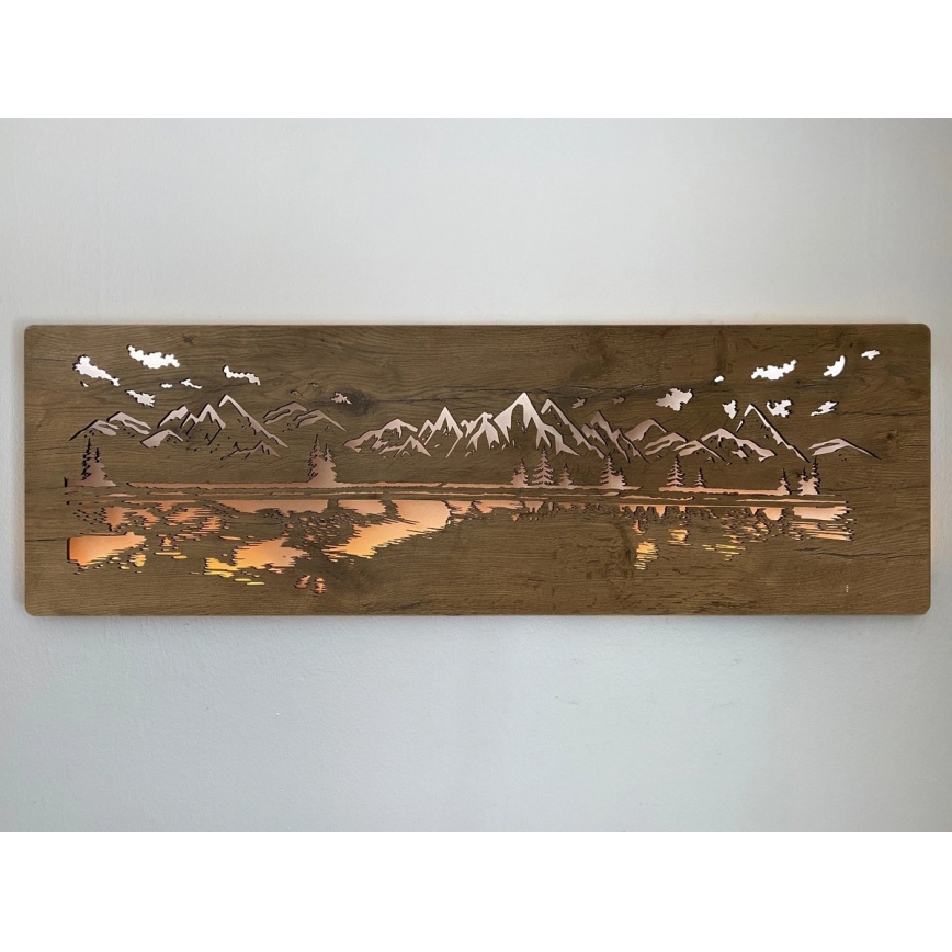 Li-Go 4778/A/4 - Dæmpbar LED-vægdekoration LED/10W/5V 30000 mAh 120x40 cm Eg/Sø