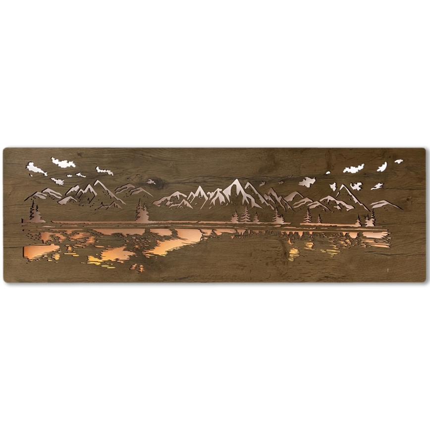 Li-Go 4778/A/4 - Dæmpbar LED-vægdekoration LED/10W/5V 30000 mAh 120x40 cm Eg/Sø