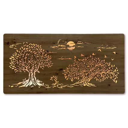 Li-Go 5307/DUB2 - Dæmpbar LED-vægdekoration LED/24W/230V 120x60 cm eg/Tre egetræer