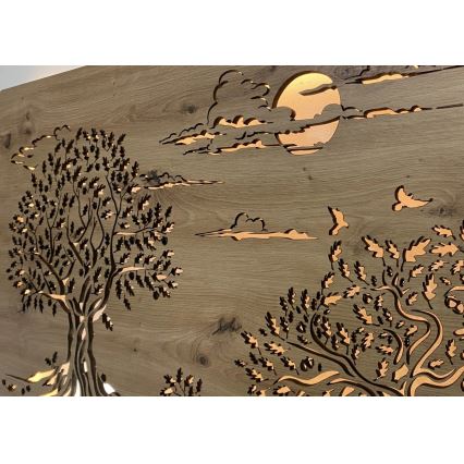 Li-Go 5307/DUB2 - Dæmpbar LED-vægdekoration LED/24W/230V 120x60 cm eg/Tre egetræer