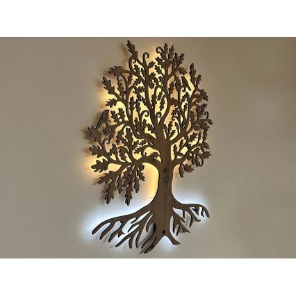 Li-Go 5729/DUB2 - LED vægdekoration med bevægelsessensor LED/10W/5V 90x110 cm eg