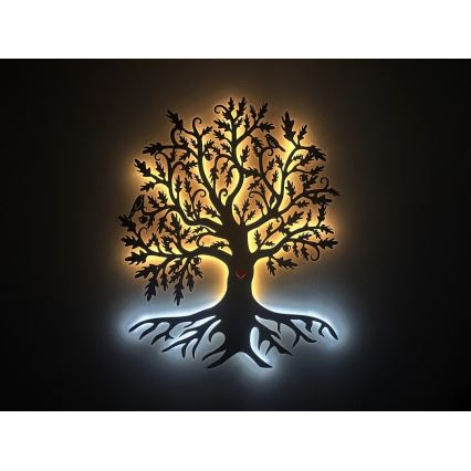 Li-Go 5732/DUB/S2 - Dæmpbar LED-vægdekoration LED/10W/5V 20000 mAh 68x80 cm eg