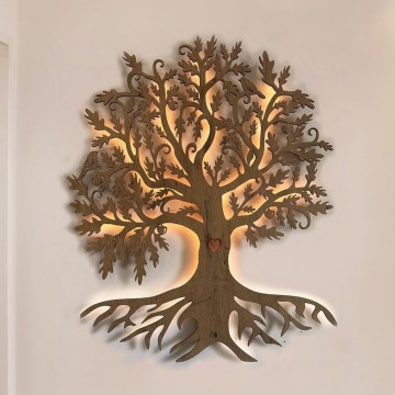 Li-Go 5742/DUB2 - LED-dæmpbar vægdekoration LED/10W/230V 90x110 cm eg