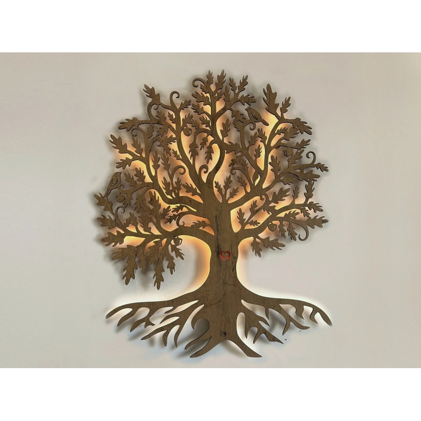 Li-Go 5742/DUB2 - LED-dæmpbar vægdekoration LED/10W/230V 90x110 cm eg