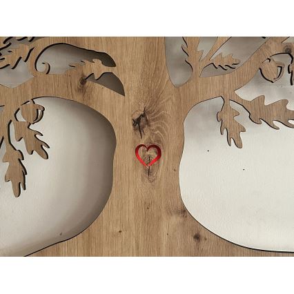 Li-Go 5742/DUB2 - LED-dæmpbar vægdekoration LED/10W/230V 90x110 cm eg