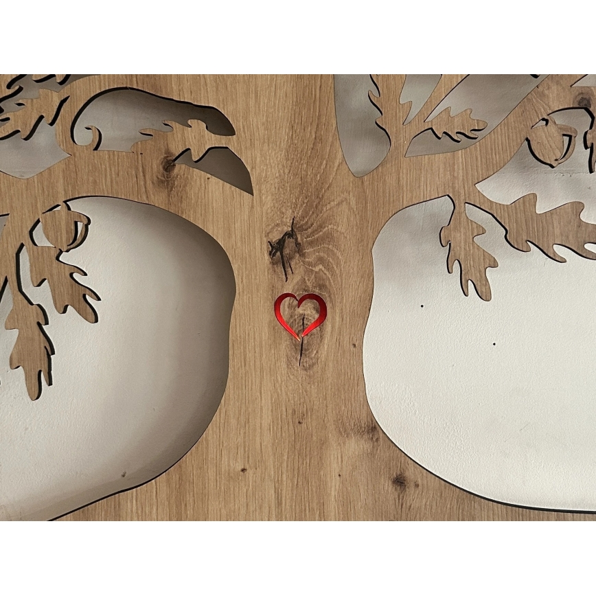 Li-Go 5742/DUB2 - LED-dæmpbar vægdekoration LED/10W/230V 90x110 cm eg