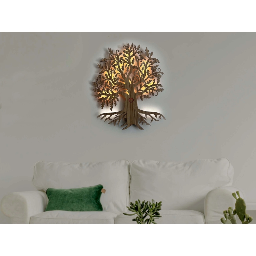 Li-Go 5747/DUB2 - Dæmpbar LED-vægdekoration LED/10W/230V 45x55 cm eg