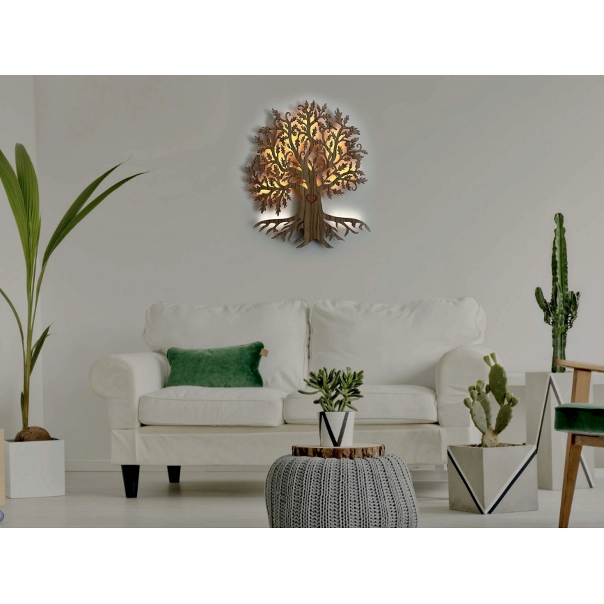 Li-Go 5747/DUB2 - Dæmpbar LED-vægdekoration LED/10W/230V 45x55 cm eg