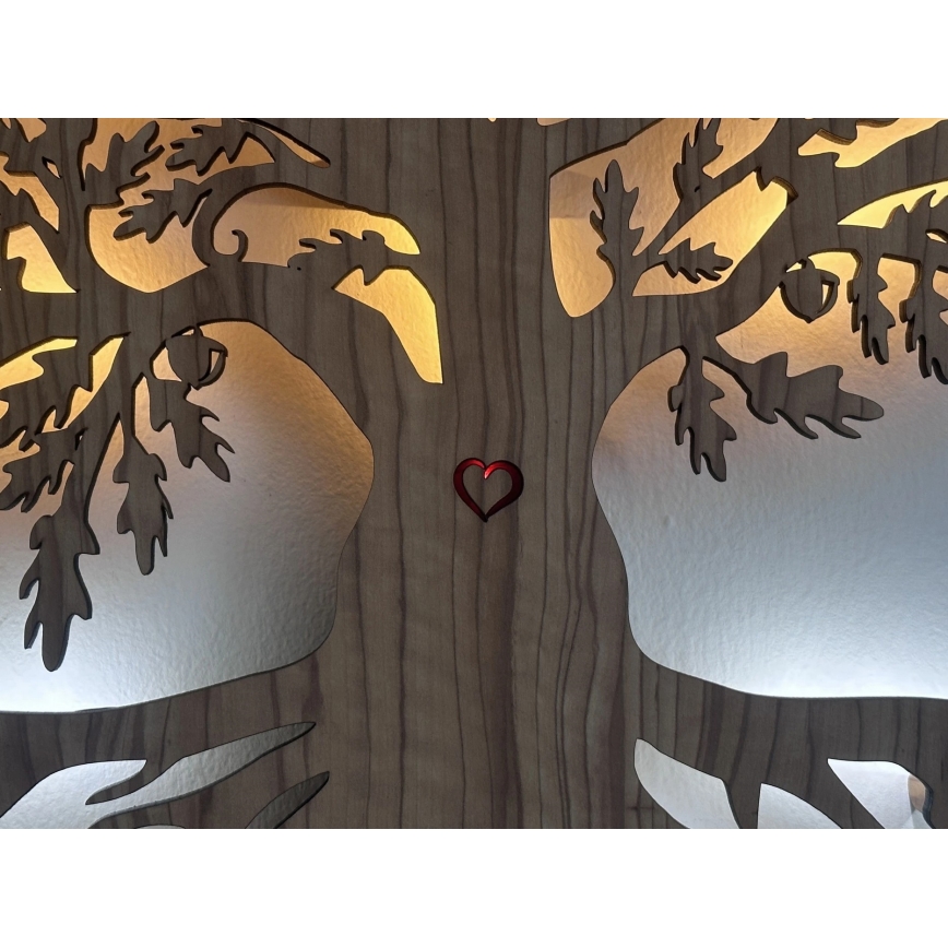 Li-Go 5747/DUB2 - Dæmpbar LED-vægdekoration LED/10W/230V 45x55 cm eg