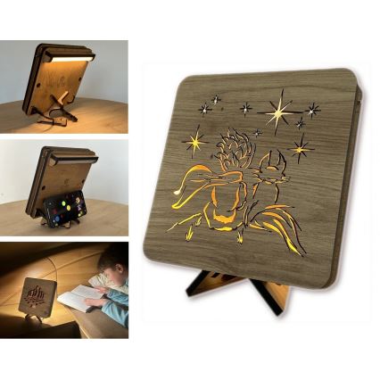 Li-Go 5788/DUB2 - LED borddekoration LED/12W/230V 19x19 cm eg/Den lille prins