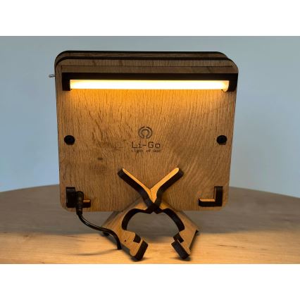 Li-Go 5788/DUB2 - LED borddekoration LED/12W/230V 19x19 cm eg/Den lille prins