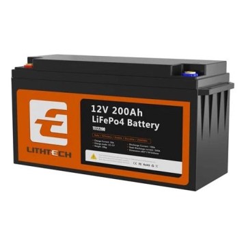 LiFePO4-batteri til solcelleanlæg 12,8V/200Ah IP66