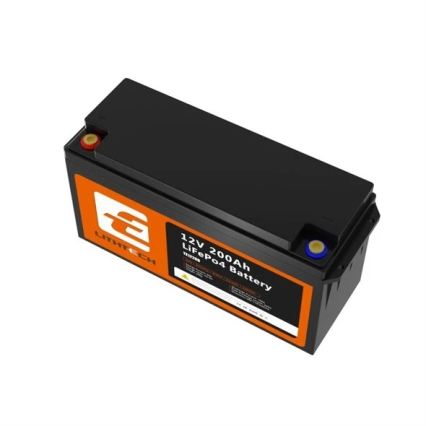LiFePO4-batteri til solcelleanlæg 12,8V/200Ah IP66