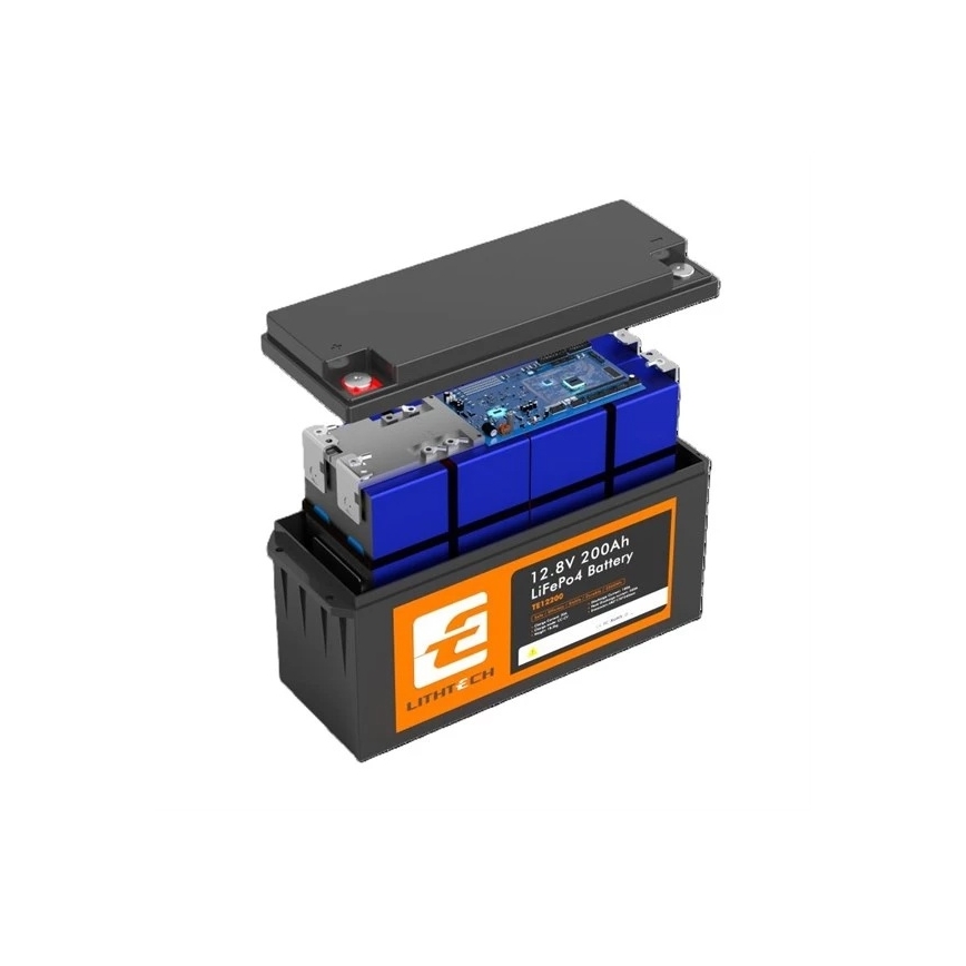 LiFePO4-batteri til solcelleanlæg 12,8V/200Ah IP66